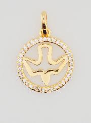 Médaille de Confirmation Ajourée 15mm - Esprit Saint