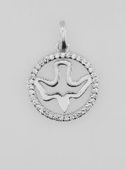 Médaille de Confirmation Ajourée 15mm - Esprit Saint