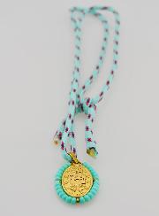 Collier Cordon Miraculeuse & Perles Vertes