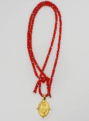 Collier Cordon Miraculeuse & Perles Blanches