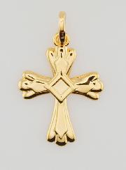 Pendentif Croix en Plaqué Or - 20mm