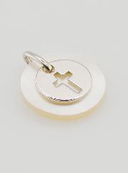 Médaille Jeton Argent & Nacre - Croix