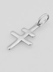 Pendentif Croix de Lorraine en Argent - 18mm