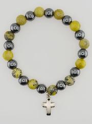 Bracelet Pierres Naturelles - Hématite & Serpentine