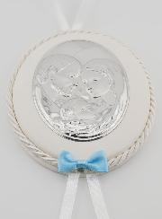 Cadeau de Baptême Garçon - Médaille de Berceau Sainte Famille