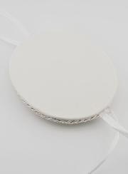 Cadeau de Baptême Garçon - Médaille de Berceau Ange Lanterne