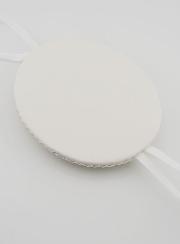 Cadeau de Baptême Fille - Médaille de Berceau Ange Lanterne