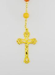 Chapelet Vierge Miraculeuse Grains en Verre - Multicolore