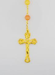 Chapelet Perles de Verre Multicolore - Miraculeuse