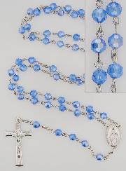 Chapelet Médaille Miraculeuse - Bleu