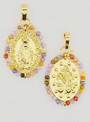 Médaille Miraculeuse Perlée - 22mm