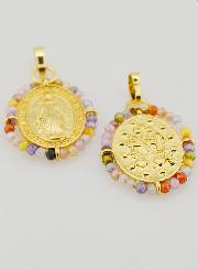 Médaille Miraculeuse Perlée - 22mm