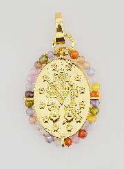 Médaille Miraculeuse Perlée - 22mm