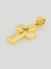 Pendentif Croix Ajourée en Inox -  25mm