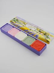 Coffret de 5 Savons 25g à l'Huile d'Olive AOP