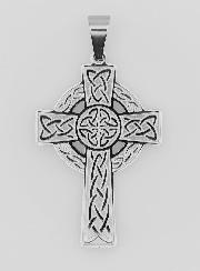 Pendentif Croix Celtique en Inox - 45mm