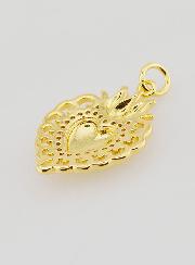 Pendentif Ex-Voto en Laiton Doré - 22mm