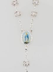 Chapelet Vierge Miraculeuse Grains Strass