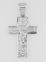 Croix du Pèlerin en Inox - 35mm