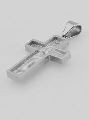 Croix du Pèlerin en Inox - 35mm