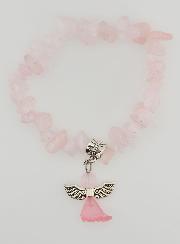 Bracelet Enfant Ange Gardien - Rose