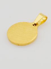 Médaille Ex Voto en Inox Doré - 15mm
