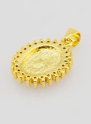 Médaille Vierge Miraculeuse Rose - 17mm