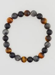 Bracelet Oeil de Tigre - Onyx - Larvikite - 8mm
