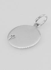 Médaille Esprit Saint & Croix en Argent - 15mm