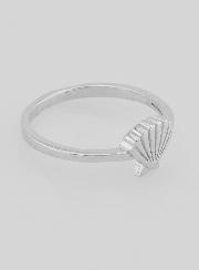 Bague Argent Coquille St Jacques de Compostelle - T58