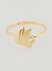 Bague Colombe de la Paix en Plaqué Or - T60