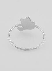 Bague Colombe de la Paix en Argent - T56