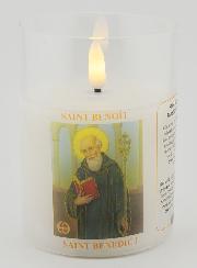 Bougie d'Église à Piles - Saint Benoît