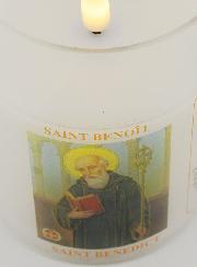 Bougie d'Église à Piles - Saint Benoît
