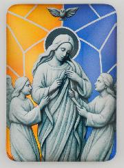 Magnet & Livret de Neuvaine - Marie qui Défait les Noeuds