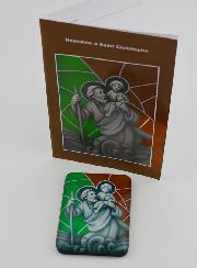 Magnet & Livret de Neuvaine - Saint Christophe
