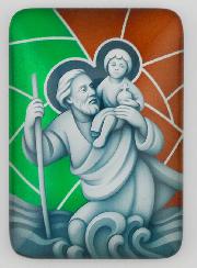 Magnet & Livret de Neuvaine - Saint Christophe