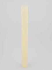 Bougie Teintée Masse 27cm - Blanc Perlé