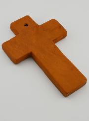 Croix en Céramique Sainte Famille Marron - 15cm