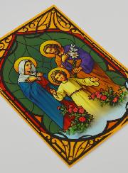 Magnet Fenêtre Vitrail - Sainte Famille