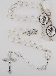 Chapelet Médaille Médaille Miraculeuse - Blanc