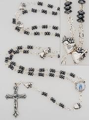 Chapelet Vierge Miraculeuse & Ex Voto - Hématite