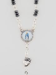 Chapelet Vierge Miraculeuse & Ex Voto - Hématite