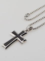 Collier Religieux Homme - Croix Géométrique
