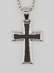 Collier Religieux Homme - Croix Géométrique