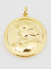 Médaille Vierge à l'Enfant Ovale - 25mm