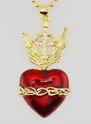 Collier Religieux Ex-Voto & Croix - 40cm