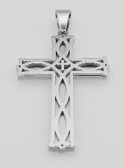 Pendentif Croix Motif Celtique - 42mm