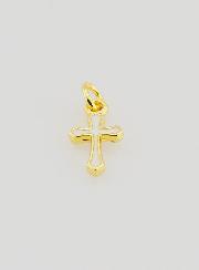 Pendentif Croix Breloque 10mm - Blanc