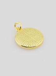 Médaille Croix - Émail Bleu Marine